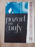 Mozart en Dufy Affiche Gemeentemuseum Arnhem 1956, Ophalen of Verzenden