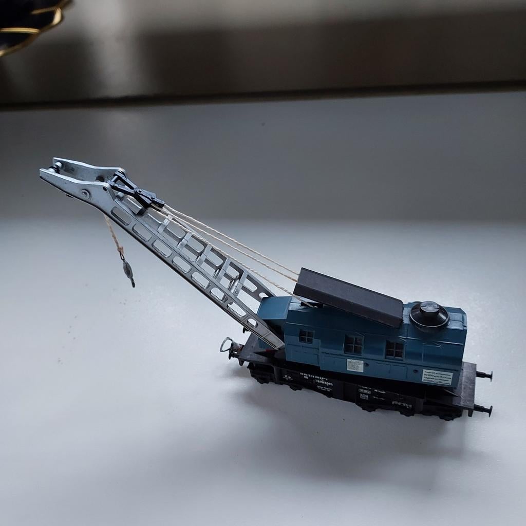 Kraanwagen H0, Hobby en Vrije tijd, Modeltreinen | H0, Overige merken, Gebruikt, Gelijkstroom of Wisselstroom, Wagon