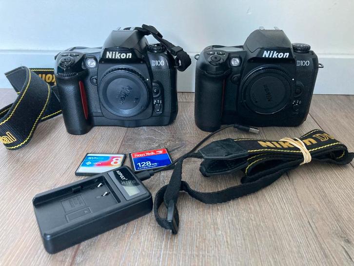 Nikon D100 body 2x, waarvan 1 defecte AF, Audio, Tv en Foto, Fotocamera's Digitaal, Nikon, Geen optische zoom, Ophalen of Verzenden