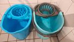 Twee Dweilemmers met Uitwringsysteem, Huis en Inrichting, Ophalen of Verzenden, Dweilemmer, -bak, of -wagen
