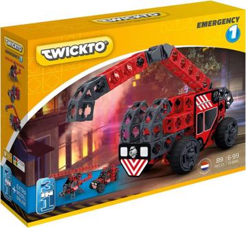 Twickto constructiespeelgoed set 1 Brandweerauto-helikopter  beschikbaar voor biedingen