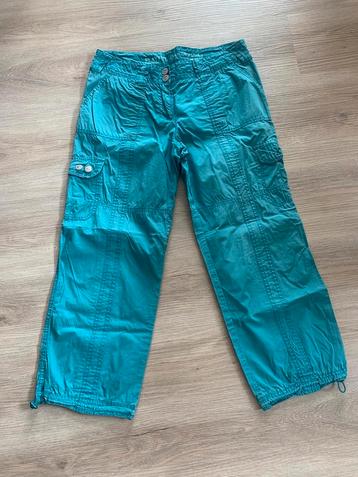 Street One turquoise kleurige zomer broek maat 38  beschikbaar voor biedingen