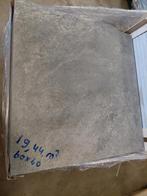 Partij geëmailleerd keramische tuintegels 60x60x2 19,44m2, Ophalen, Nieuw, Keramiek, Terrastegels