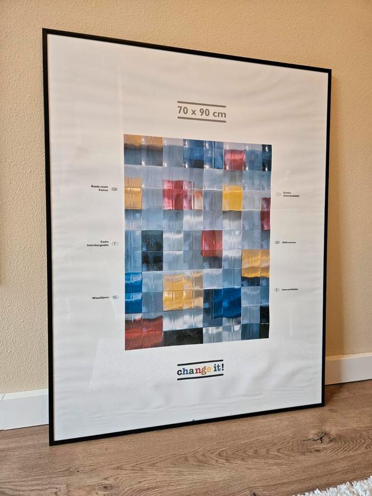 Nieuwe fotolijst 70x90 cm, Huis en Inrichting, Woonaccessoires | Schilderijen, Tekeningen en Foto's, Nieuw, Foto of Poster, 75 cm of meer