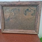 Antieke kaart op koperplaat ets/ gravure ?, Ophalen of Verzenden