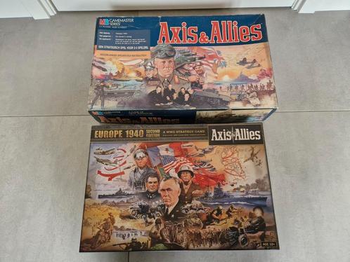 Axis & Allies 2 spellen Europe 1940 + Axis & Allies 1942, Hobby en Vrije tijd, Gezelschapsspellen | Bordspellen, Nieuw, Ophalen