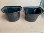 2 hang VOERBAKKEN (voor paarden), Dieren en Toebehoren, Paarden en Pony's | Overige Paardenspullen, Ophalen, Gebruikt, Overige soorten