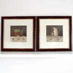 Set van 2 Rustieke Ingelijste Kunst Prints van Arnie F. Fisk, Antiek en Kunst, Ophalen of Verzenden