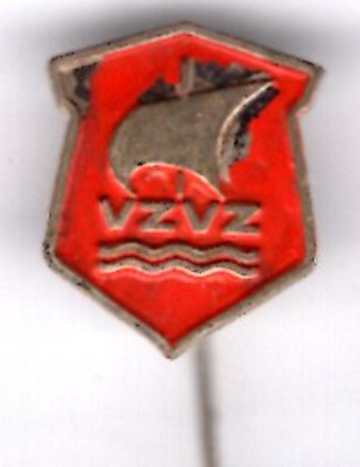 Verzekeringsmaatschappij VZVZ - Amsterdam speldje ( W_156a ), Verzamelen, Speldjes, Pins en Buttons, Zo goed als nieuw, Speldje of Pin