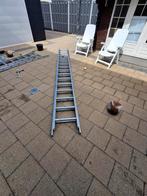 Aluminium ladder 7,50 hoog, Doe-het-zelf en Verbouw, Ladders en Trappen, Ophalen, Zo goed als nieuw, 4 meter of meer