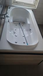 Witte whirlpool bad., Ophalen, Gebruikt, Met douche