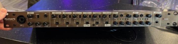Numark 19"Rack Mixer, Muziek en Instrumenten, Mengpanelen, Gebruikt, Minder dan 5 kanalen, Microfooningang, Ophalen of Verzenden