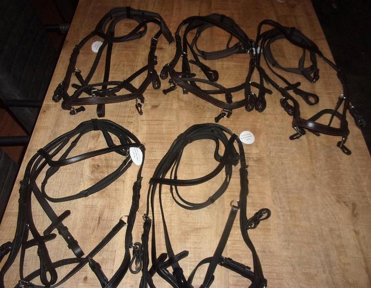 partij profi rider micklem hoofdstellen full zwart bruin, Dieren en Toebehoren, Paarden en Pony's | Hoofdstellen en Tuigage, Nieuw