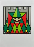 Zeefdruk Ed van Doorn - The King's Jester, Verzenden