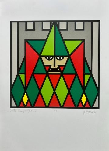 Zeefdruk Ed van Doorn - The King's Jester beschikbaar voor biedingen