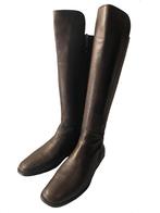 Hugo Boss Orange Collection Brown Leather Knee High Boots 37, Hoge laarzen, Bruin, Ophalen of Verzenden, Zo goed als nieuw