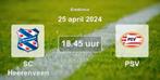 Gezocht 2 tickets Heerenveen-PSV 25 april, Tickets en Kaartjes, Sport | Voetbal, April, Twee personen