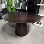 Ronde Eettafel Job Walnoot 130 en 150 cm van Benoa., Ophalen