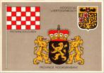 's-Hertogenbosch - Wapen en Vlag, Verzamelen, Ansichtkaarten | Nederland, Verzenden, 1940 tot 1960, Ongelopen, Noord-Brabant