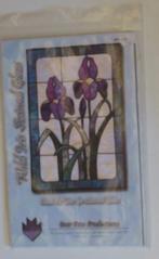Patroon Wild Iris Stained Glass 121275, Ophalen of Verzenden, Nieuw, Borduren en Naaien