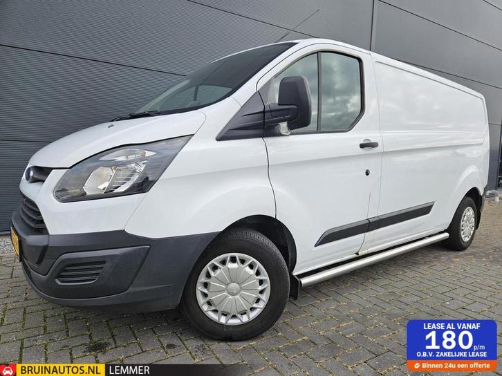 Ford Transit Custom 2.0 TDCI L2H1 Airco sidebars Trekhaak eu, Auto's, Bestelauto's, Bedrijf, Te koop, ABS, Airconditioning, Alarm
