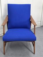 Fauteuil van Teeffelen style, Huis en Inrichting, Vintage Mid-Century, Blauw, Ophalen of Verzenden, Zo goed als nieuw