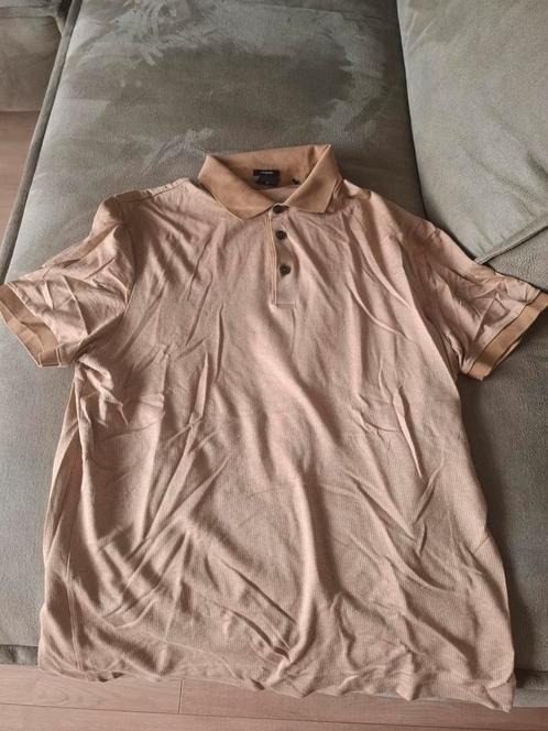 Hugo Boss polo – camel kleur – maat XL – mercerized katoen, Kleding | Heren, Polo's, Zo goed als nieuw, Maat 56/58 (XL), Beige