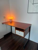 Vintage Schoolbureau met lades, Huis en Inrichting, Bureaus, Ophalen, Gebruikt, Bureau