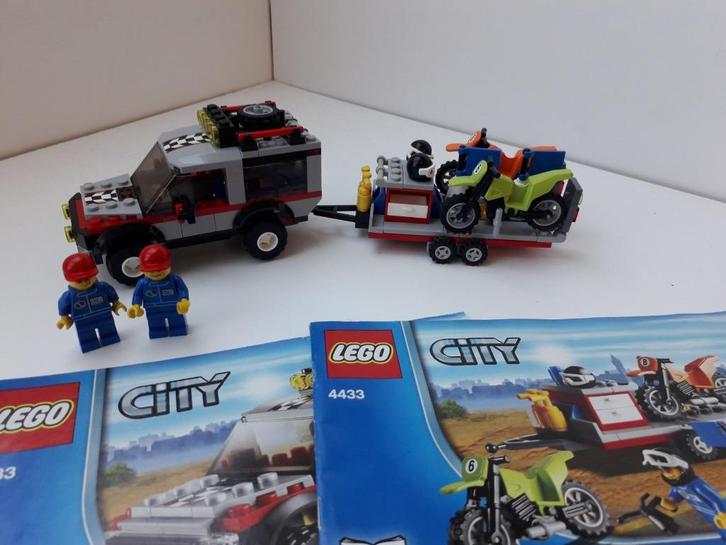 Lego, City, 4433, Dirt bike transporter,, Kinderen en Baby's, Speelgoed | Duplo en Lego, Zo goed als nieuw, Lego, Complete set
