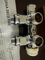 Jaga Deco Pro Ventiel Haaks Chroom + Thermostaatknop, Ophalen of Verzenden, Nieuw