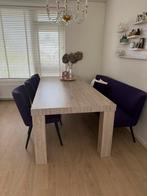 Complete eetkamer nog in goede staat. Stoelen kleur paars., Huis en Inrichting, Complete eetkamers, Ophalen, Zo goed als nieuw