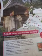 Actie Verlengd...4x AD Sauna zegels voor korting, Twee personen, Kortingsbon, Spa of Sauna