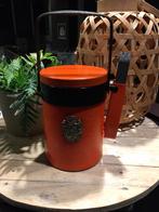 Vintage Oranje IJsemmer met IJstang, Ophalen of Verzenden