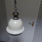 Hanglamp Brons / Melkglas, Ophalen, Zo goed als nieuw