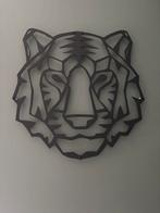 Metalen tijger wanddecoratie, Ophalen of Verzenden, Zo goed als nieuw
