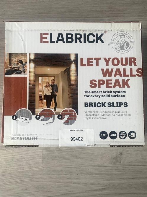 Elastolith / Elabrick Steenstrips colorado, Doe-het-zelf en Verbouw, Metselstenen, Nieuw, Bakstenen, Verzenden