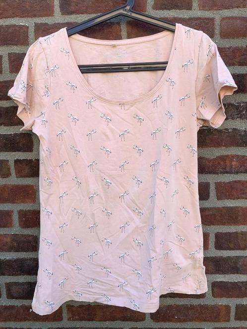 Sail Twist / T-Shirt Flamingo / Maat M - 38, Kleding | Dames, T-shirts, Zo goed als nieuw, Maat 38/40 (M), Roze, Korte mouw, Ophalen of Verzenden