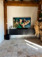 Tv meubel IKEA zwart/bruin, 150 tot 200 cm, Ophalen of Verzenden, Zo goed als nieuw, Minder dan 100 cm