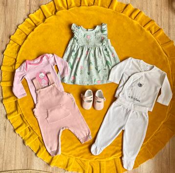 Drie ZGAN setjes kleding voor meisje, maat 62 / 68 beschikbaar voor biedingen