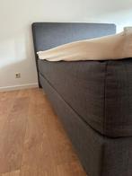 Boxspring 160x200 cm | Antraciet | Met Hoofdbord, HR Topper, Huis en Inrichting, Slaapkamer | Boxsprings, Ophalen, Tweepersoons