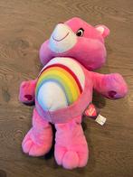 Roze Care Bear knuffel met regenboog, Ophalen of Verzenden, Nieuw, Beer