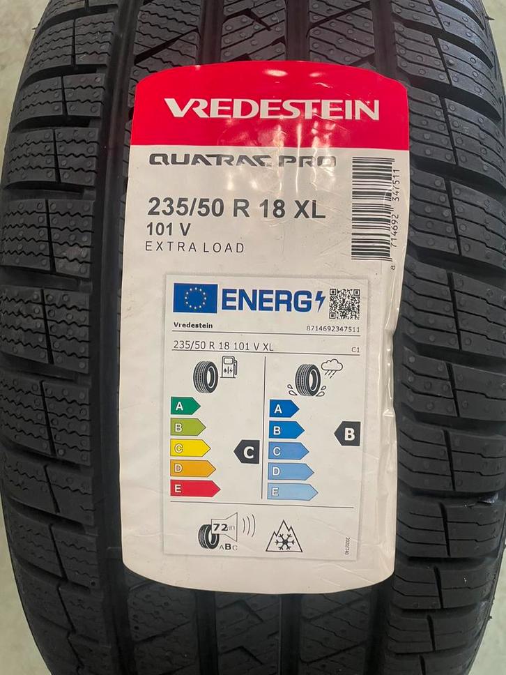 235/50R18 101V Vredestein Quatrac pro nieuwe all season band, Auto-onderdelen, Banden en Velgen, Band(en), All Season, 18 inch