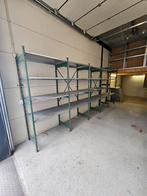 Metalen magazijnstellingen 2x ca. 5m – alleen afhalen, Zakelijke goederen, Kantoor en Winkelinrichting | Magazijn, Stelling en Opslag