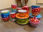 Oliliy Servies - Kleurrijk en Compleet, Keramiek, Ophalen of Verzenden, Zo goed als nieuw, Overige stijlen