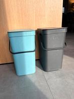 2 brabantia vuilnisbakjes, Ophalen, Zo goed als nieuw, Kunststof, Minder dan 50 cm