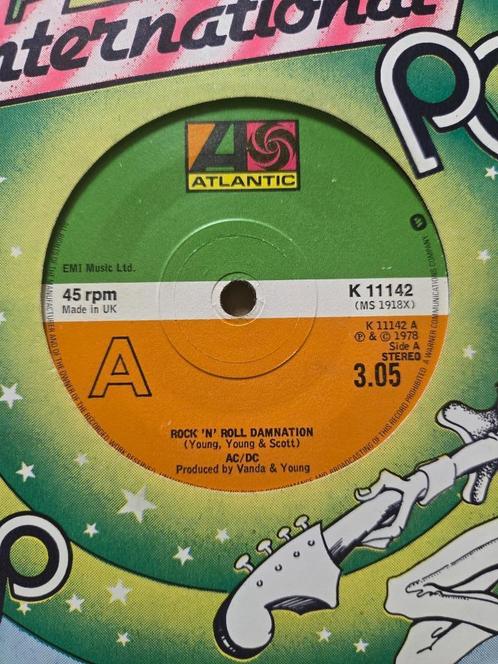 AC/DC - Rock 'n' Roll damnation, Cd's en Dvd's, Vinyl Singles, Gebruikt, Single, Pop, 7 inch, Ophalen of Verzenden