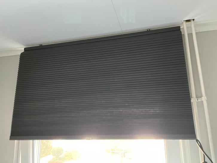 ⚠️️ OPRUIMING! Duettes / plisségordijnen, 2 stuks, Huis en Inrichting, Stoffering | Gordijnen en Lamellen, Zo goed als nieuw, 200 cm of meer