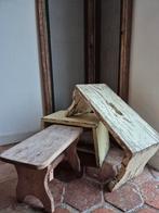 Brocante opstapjes/ krukjes, Ophalen of Verzenden