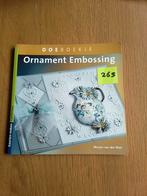 265 Doe boekje ornament embossing, Ophalen of Verzenden, Overige thema's, Overige typen
