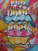 Schilderij Henk Veen - Birthdaycake, Ophalen of Verzenden